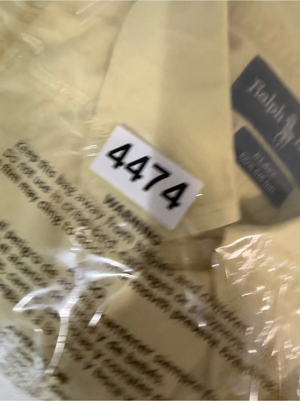 Polo Ralph Lauren Blake XL Light Yellow Short-Sleeve Button-Down Shirt